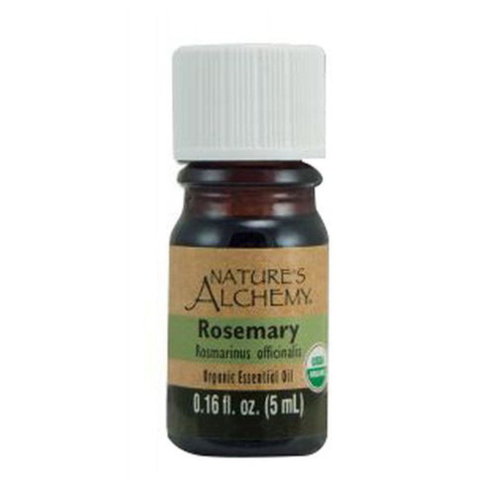 Natures Alchemy Rosemary Organic Essential Oil, 0.16 Oz